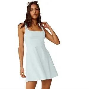 knee length dresses for ladies Spacedye Move Up Mini Dress main image 0